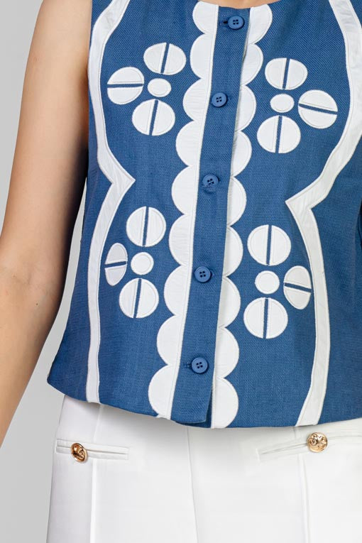 BLUSA BORDADO BLANCO