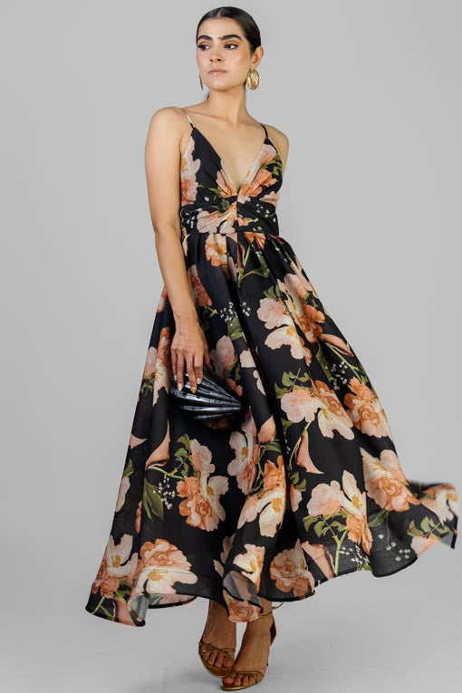 VESTIDO FLORAL TIRANTE