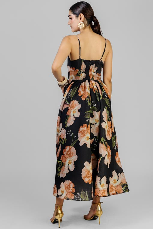 VESTIDO FLORAL TIRANTE