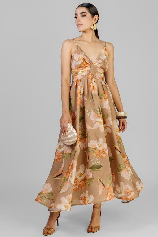 VESTIDO FLORAL TIRANTE