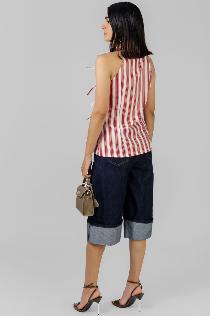 BLUSA A RAYAS LAZOS