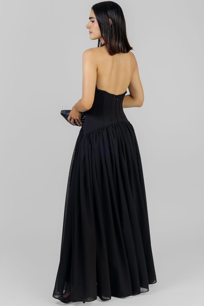 MAXI VESTIDO ESCOTE HALTER