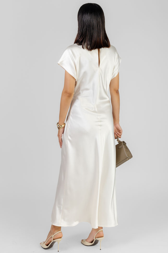 VESTIDO MIDI SATINADO