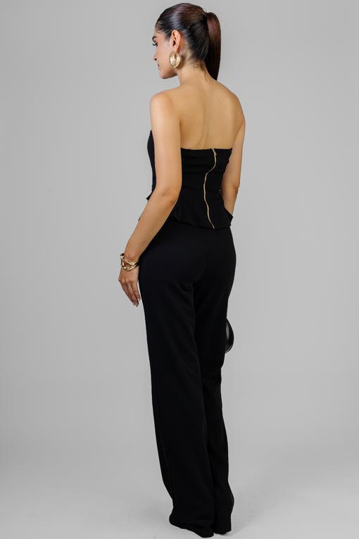 CONJUNTO PEPLUM NEGRO