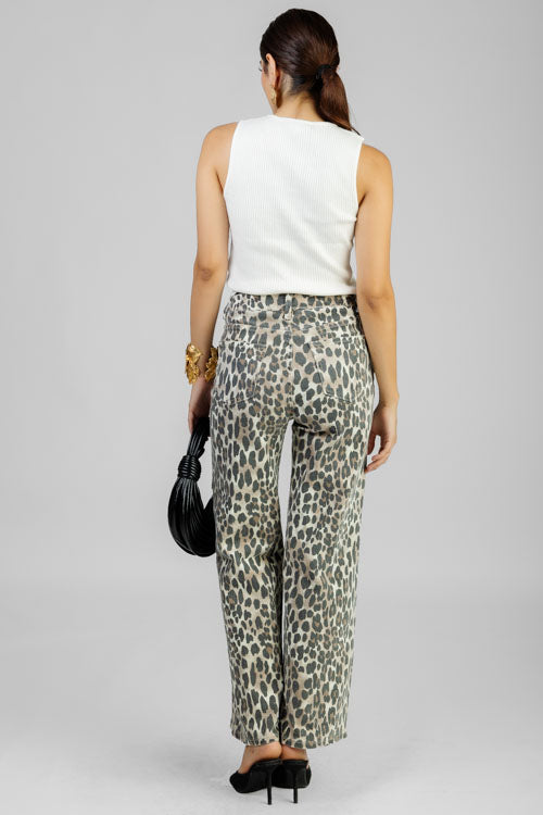 PANTALON ANIMAL PRINT DOBLE PRETINA
