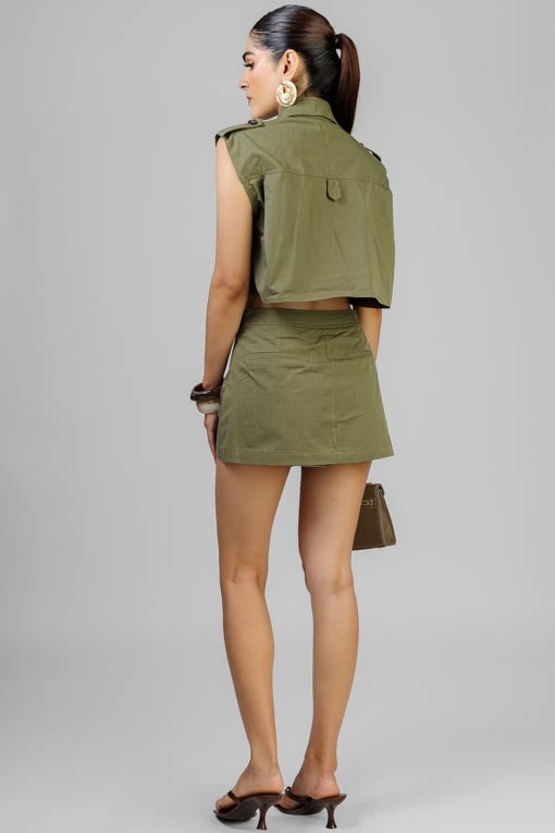 CONJUNTO CHALECO VERDE