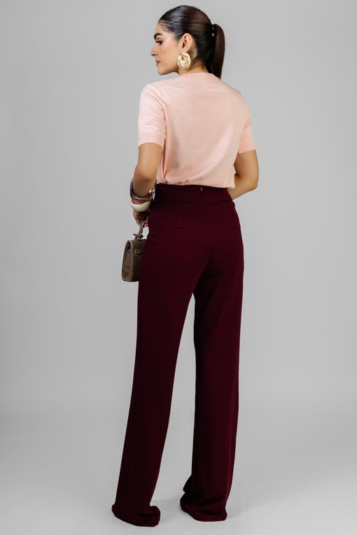 BLUSA TEJIDA LOGO PERLAS