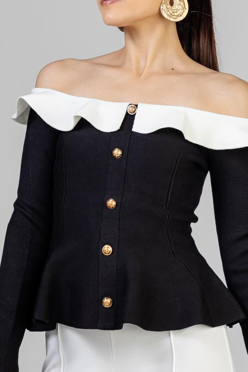 BLUSA CUELLO PLANO