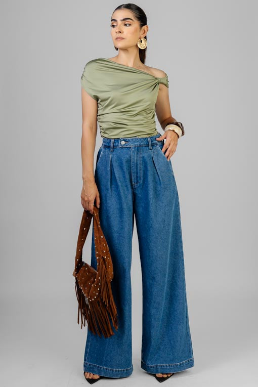 BLUSA NUDO HOMBRO