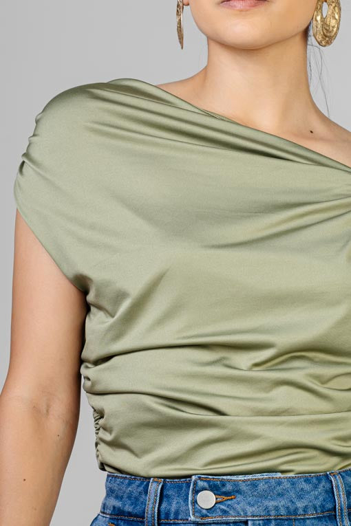 BLUSA NUDO HOMBRO
