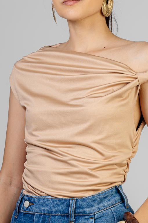 BLUSA NUDO HOMBRO