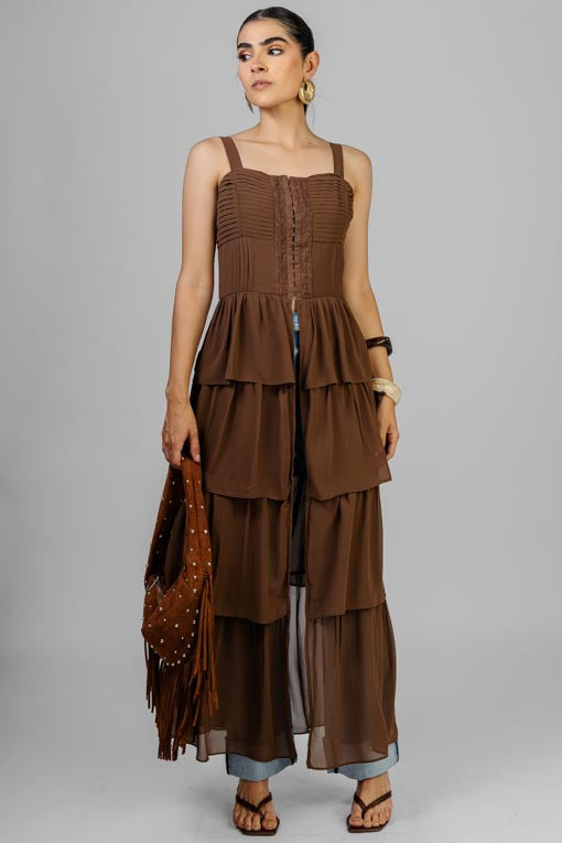BLUSA LARGA ALFORZAS