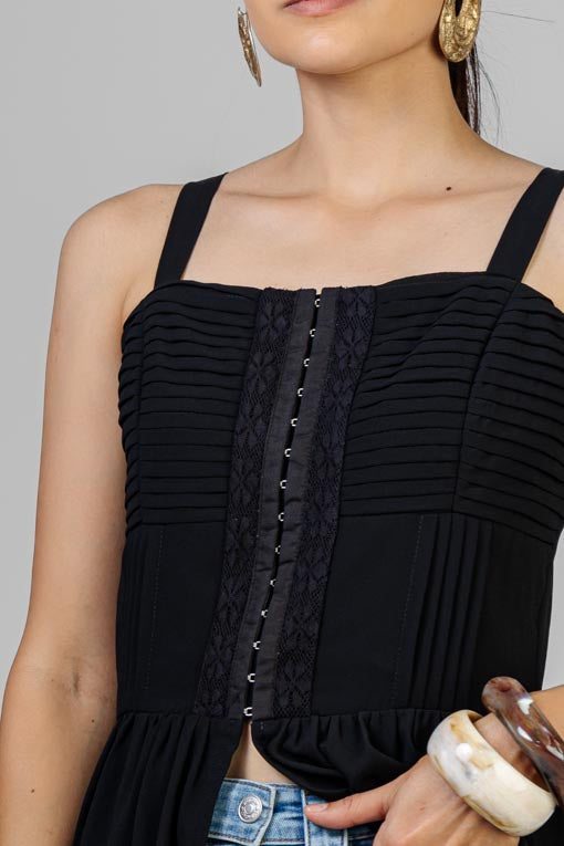 BLUSA LARGA ALFORZAS