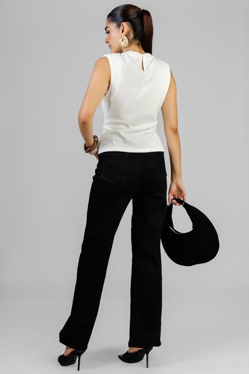 BLUSA FRUNCE AL COSTADO