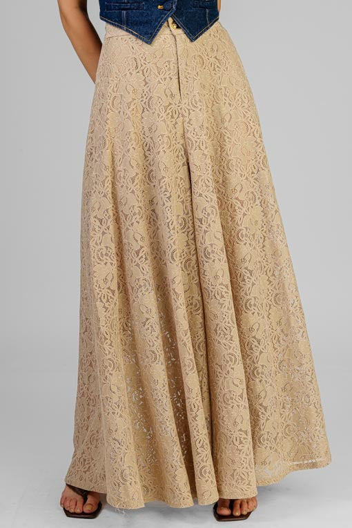 PANTALON AMPLIO ENCAJE