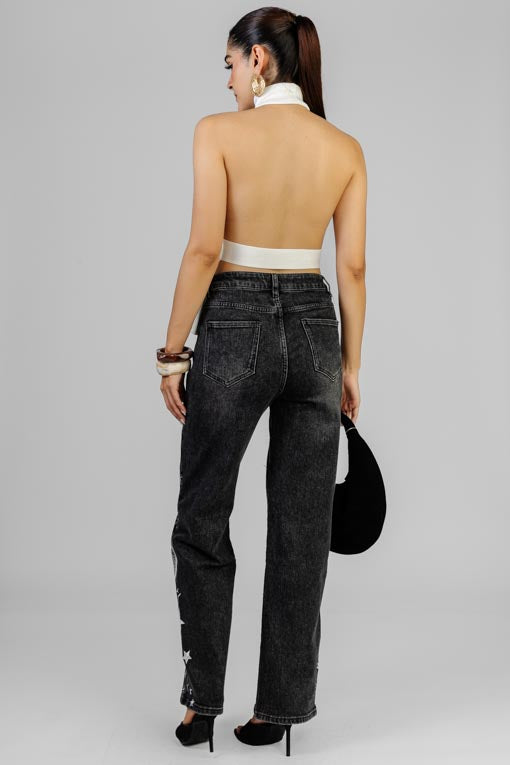 BLUSA TEJIDA CUELLO ALTO