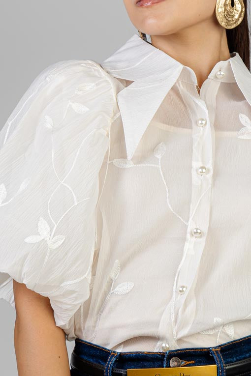 BLUSA JARDIN DE ENCAJE