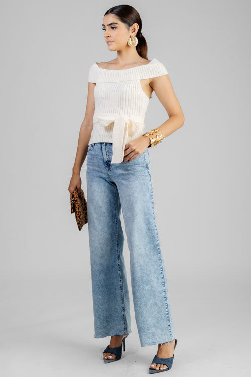 BLUSA TEJIDO HOMBRO CAIDO