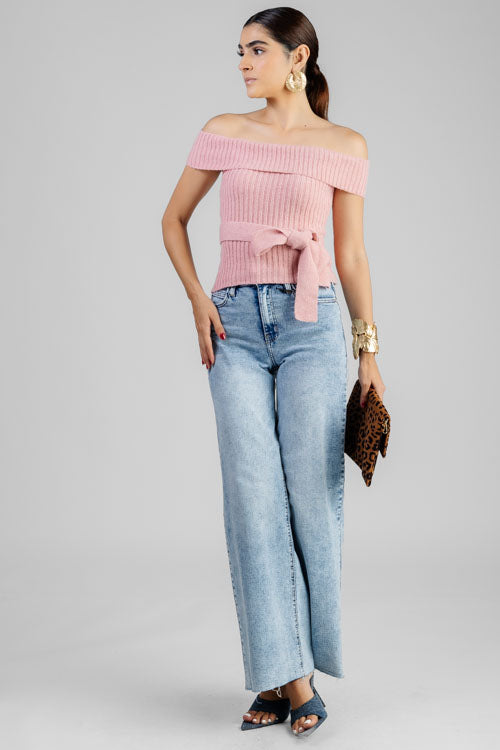 BLUSA TEJIDO HOMBRO CAIDO