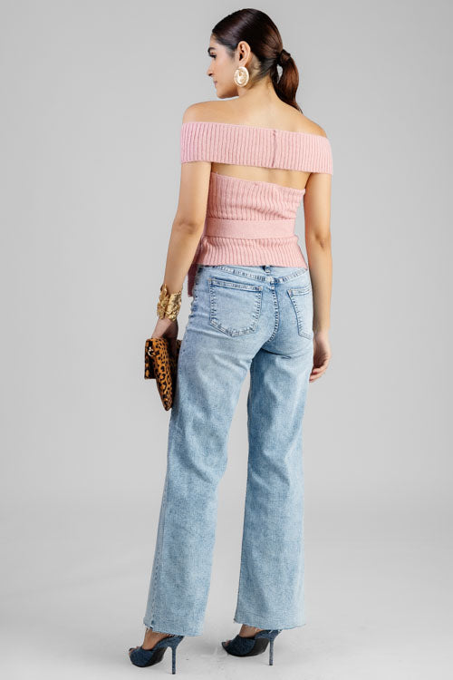 BLUSA TEJIDO HOMBRO CAIDO