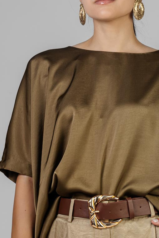 BLUSA SATINADA