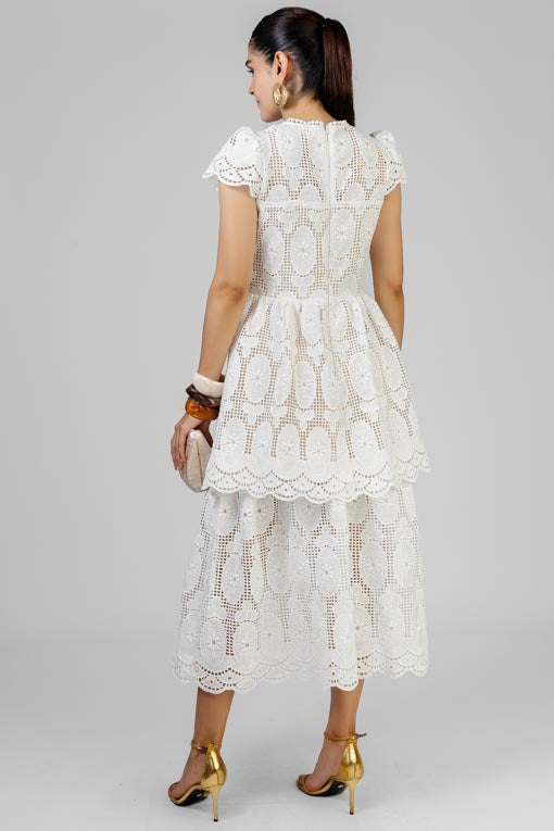 VESTIDO ENCAJE REAL