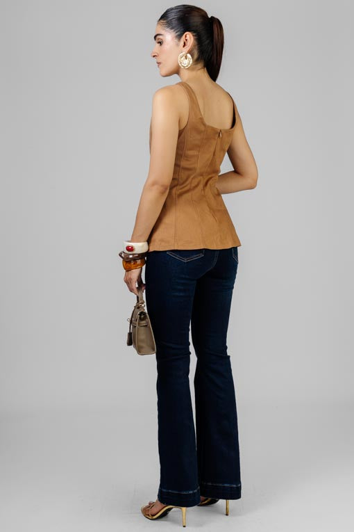 PANTALON DENIM BOTONES
