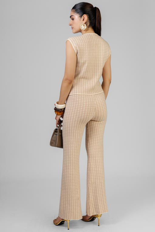 CONJUNTO TEJIDO CUADROS