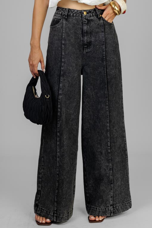 PANTALON NEGRO DESLAVADO