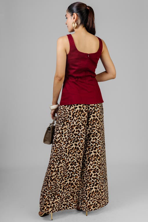 PANTALON PRINT AMPLIO