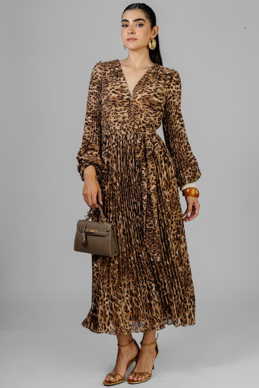 VESTIDO PLISADO PRINT