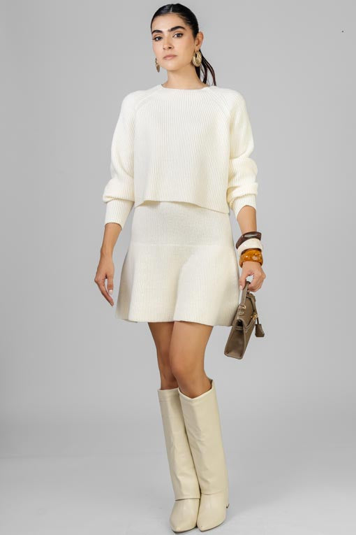 CONJUNTO TEJIDO BEIGE