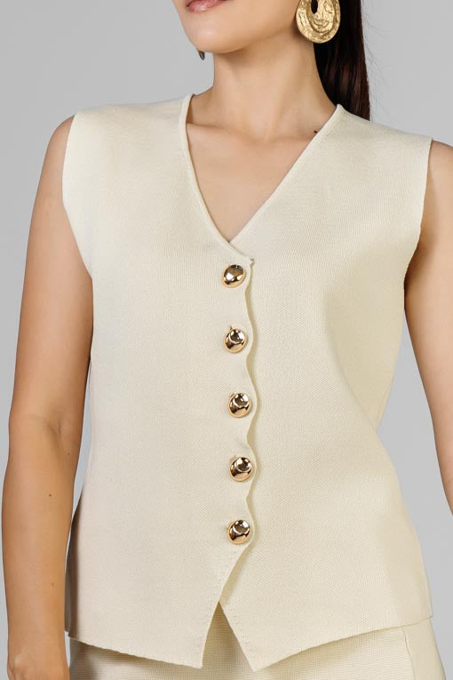 CONJUNTO TEJIDO FALDA PLISES