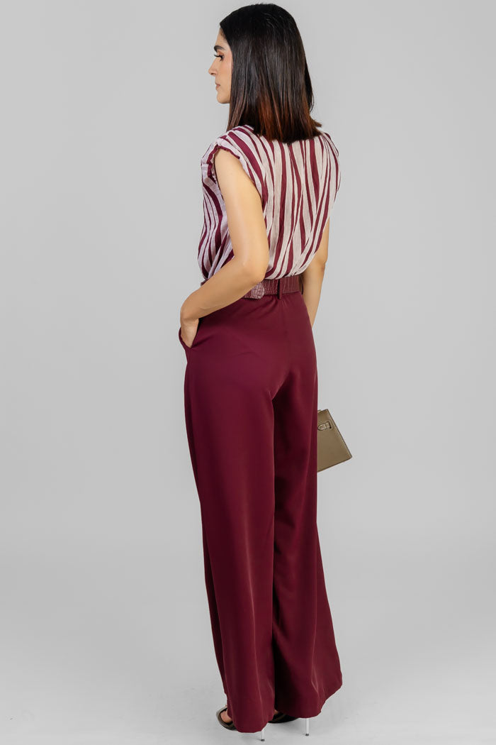 PALAZZO STRIPES VINO