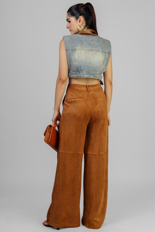 CHALECO DENIM HEBILLAS