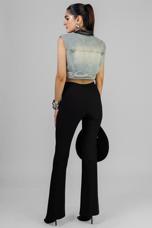 CHALECO DENIM HEBILLAS