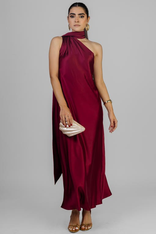 VESTIDO SATIN LAZADA
