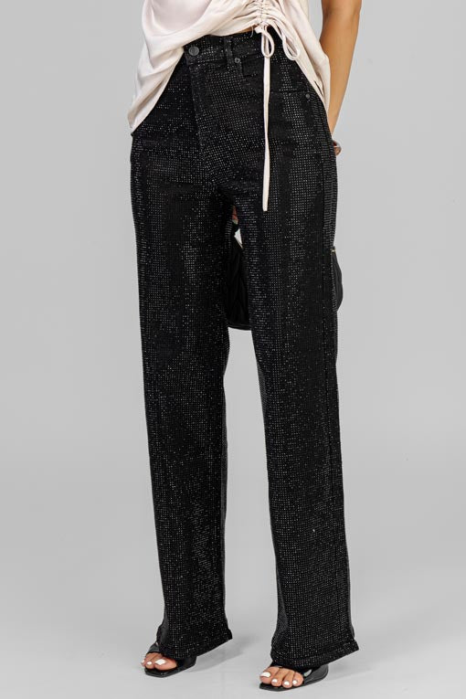 PANTALON MEZCLILLA BRILLOS