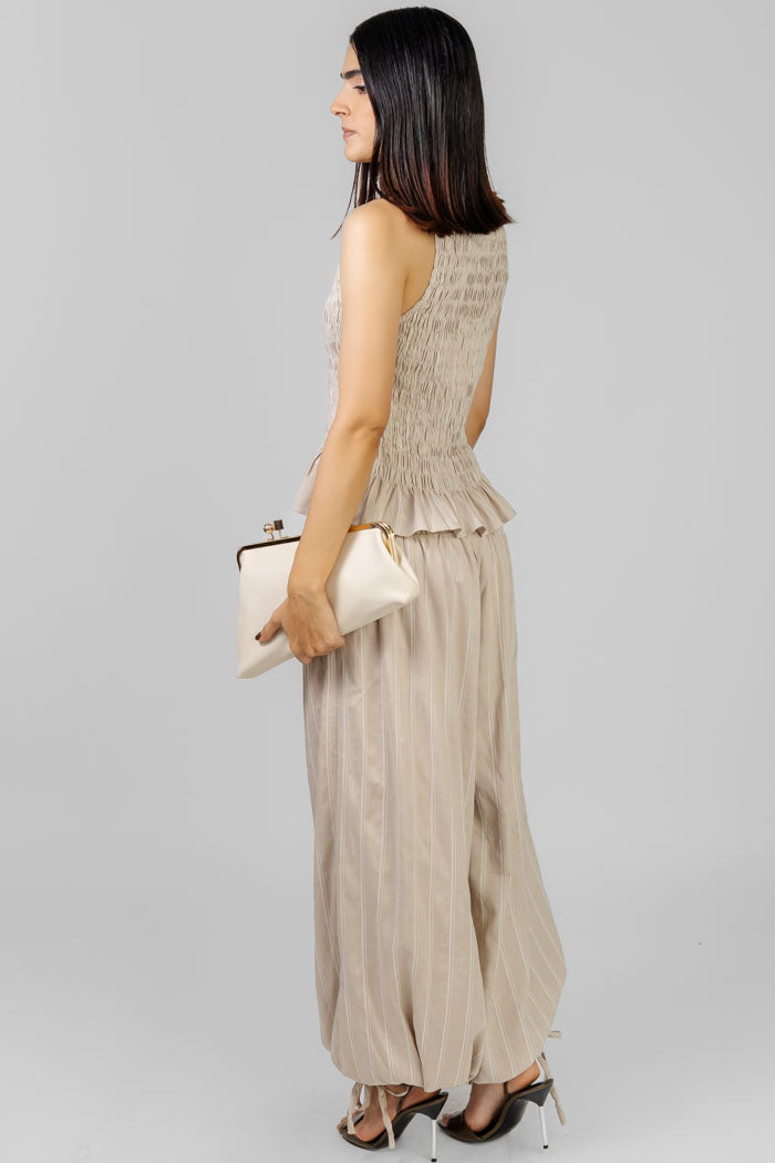 CONJUNTO BEIGE TEXTURA