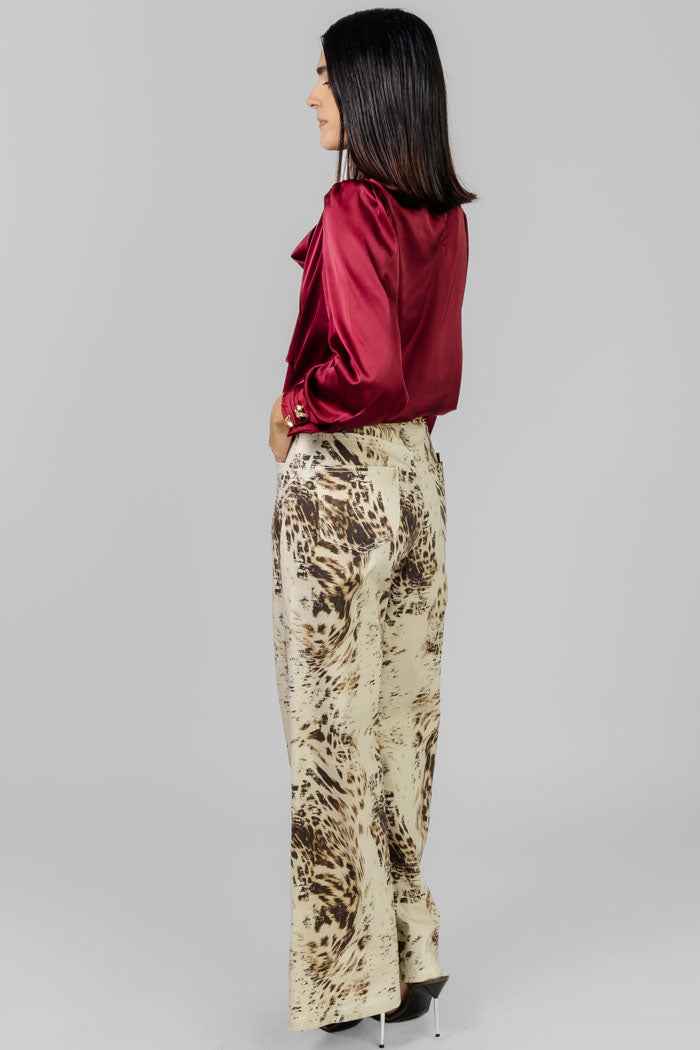 BLUSA SATIN LAZO
