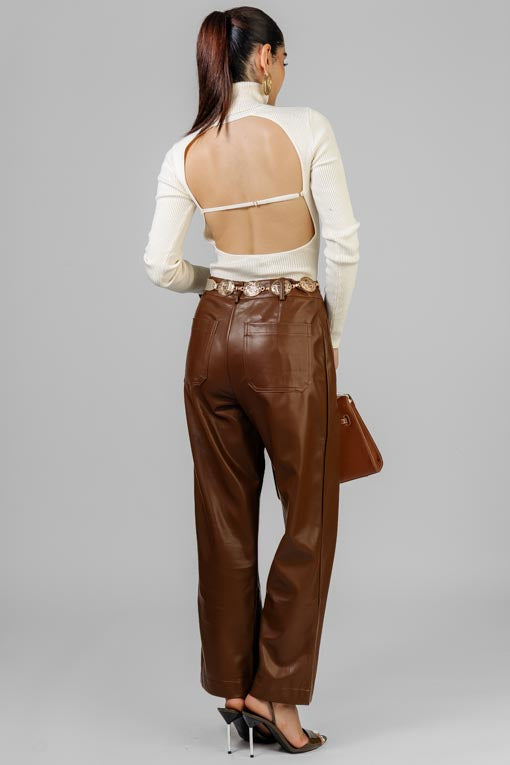 PANTIBLUSA TEJIDO CUELLO ALTO