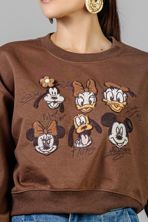 SUDADERA DIBUJOS BORDADOS