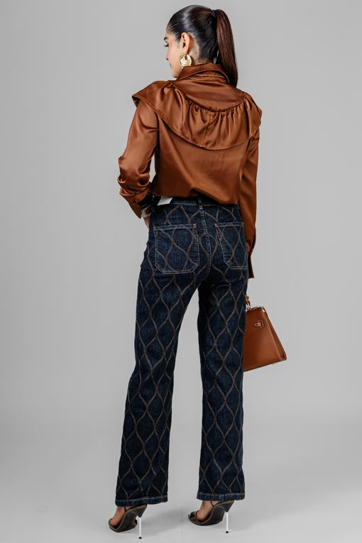 CAMISA SATINADA CHERIFF