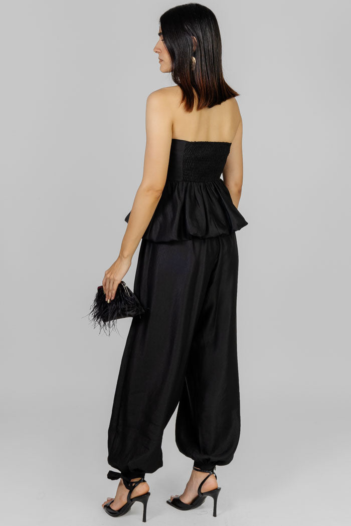 CONJUNTO PEPLUM NEGRO