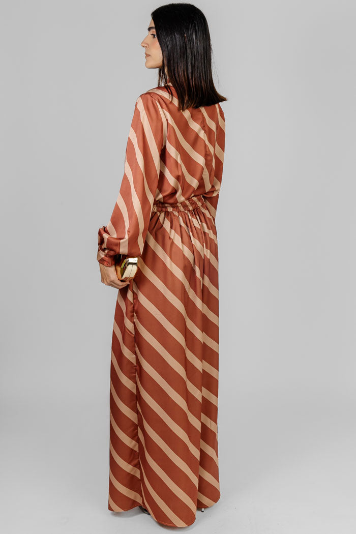 CONJUNTO STRIPED SATIN