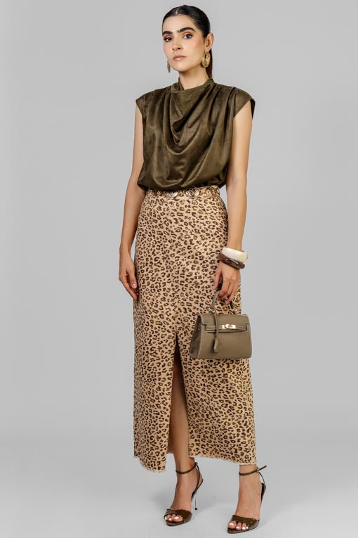 FALDA RECTA PRINT