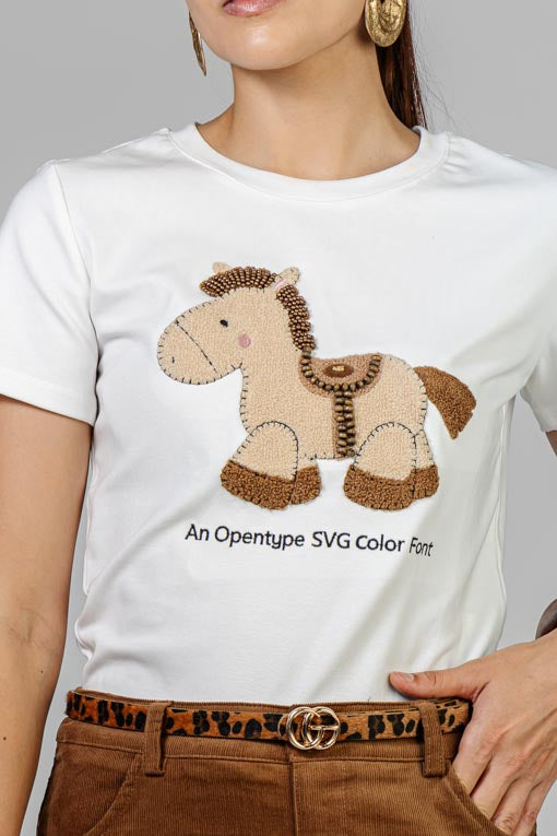 PLAYERA BABY HORSE