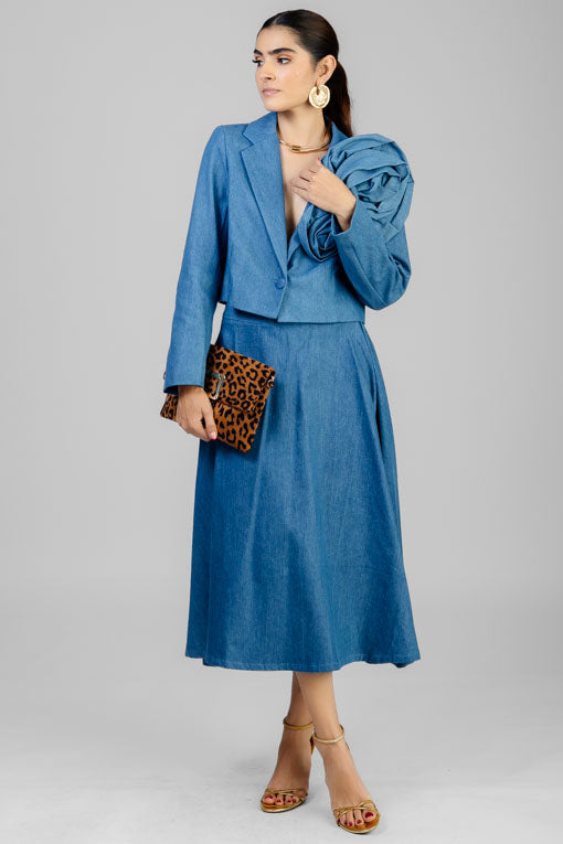 CONJUNTO MEZCLILLA SACO