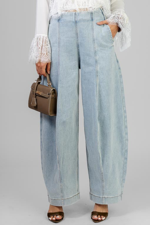 PANTALON DENIM GLOBO