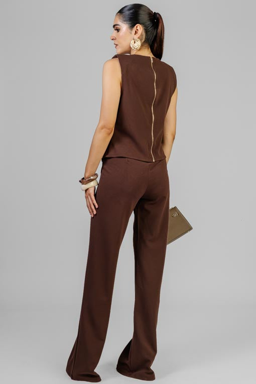 CONJUNTO CHALECO BOTONES